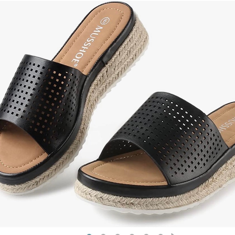 Platform Sandals for Women Open Toe Espadrille Platform Sandals